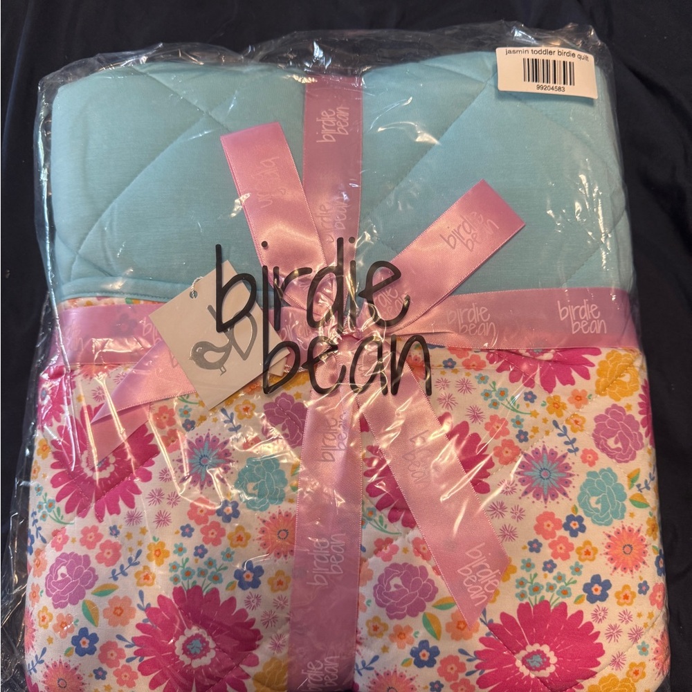Birdie Bean Bamboo Toddler Quilt Brand New Floral Double Layer